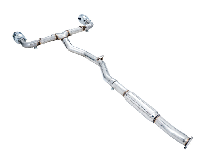 AWE Subaru BRZ/ Toyota GR86/ Toyota 86 Track Edition Cat-Back Exhaust- Chrome Silver Tips - Bull Strap