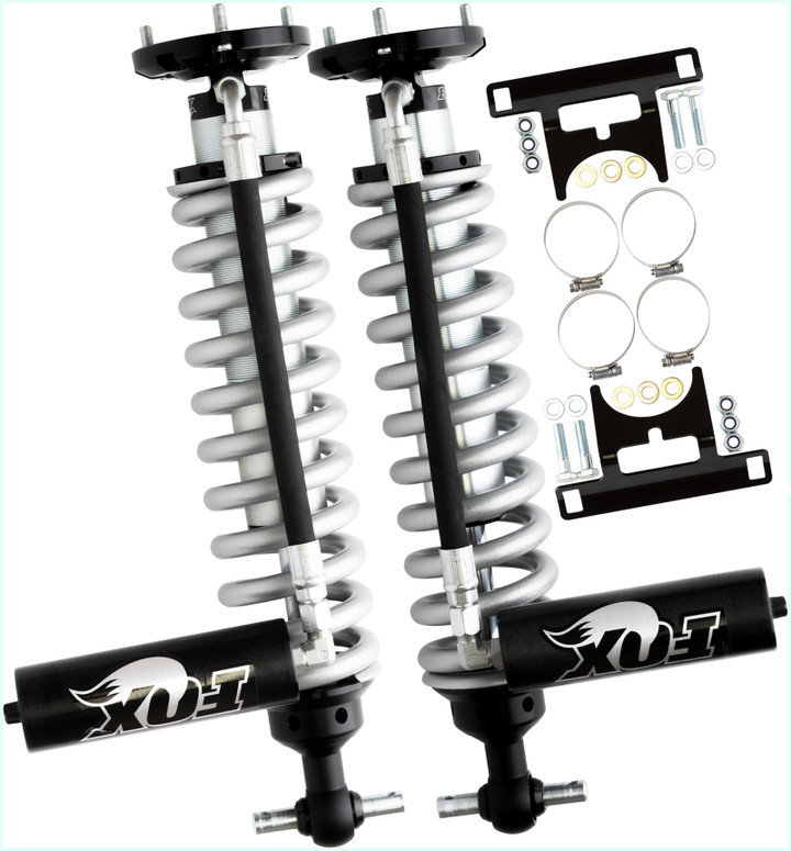 Fox 2007+ Chevy 1500 Front 2.5 Factory Series 5.8in. R/R Coilover Set / 4-6.5in. Lift *BDS Lift Only - Bull Strap