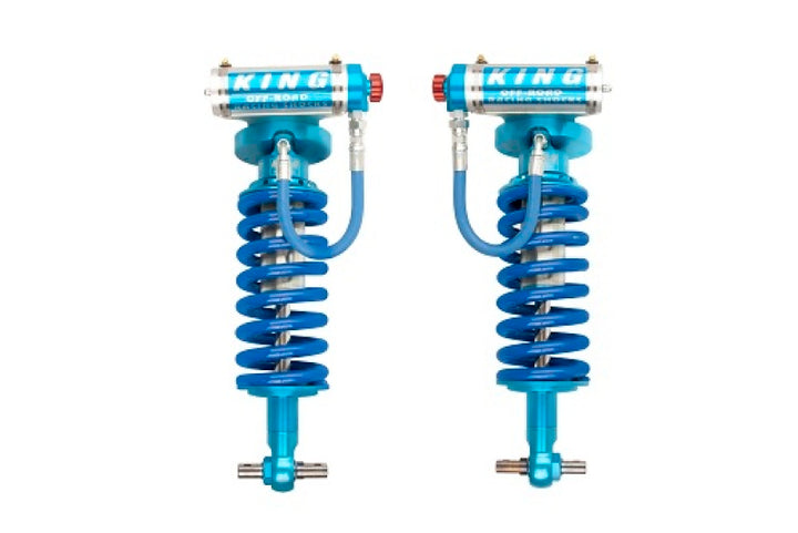 King Shocks 2007+ Chevrolet Avalanche 1500 Front 2.5 Dia Remote Res Coilover w/Adjuster (Pair) - Bull Strap