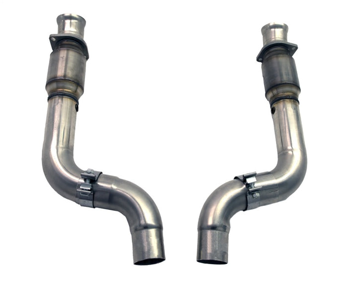 Kooks 2020 Mustang GT500 5.2L 2in x 3in SS Headers w/GREEN Catted Connection Pipe - Bull Strap