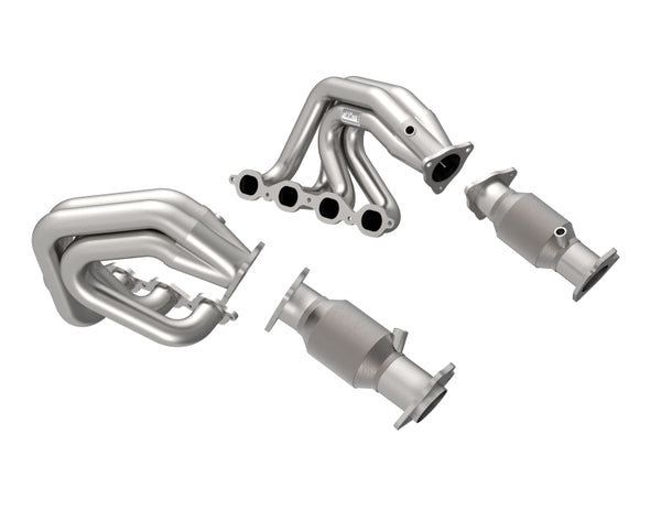 Kooks 20-24 Chevrolet Corvette Stingray 6.2L V8 2in x 3in SS Headers w/ H.O Green Catted Connection - Bull Strap