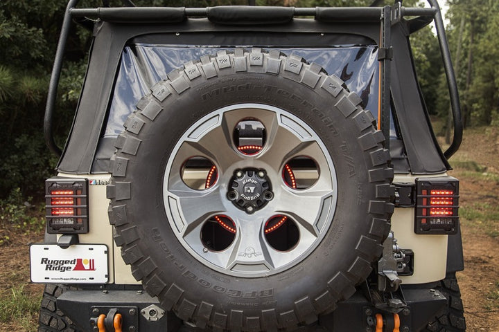 Rugged Ridge 3rd Brake Light LED Ring - Bull Strap