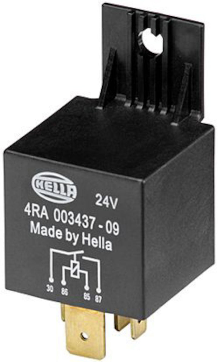 Hella Relay 24V 60A Spst Bkt - Bull Strap