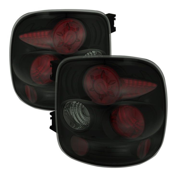 Spyder Chevy Silverado Stepside 99-04 Euro Style Tail Lights Black Smoke ALT-YD-CS99STS-BSM - Bull Strap