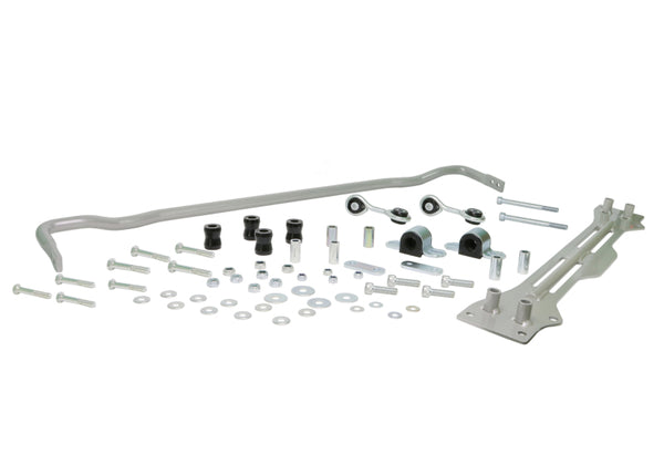 Whiteline 96-00 Honda Civic EJ & EK (Will Not Fit 01+) Rear 22mm X Heavy Duty Adjustable Swaybar - Bull Strap
