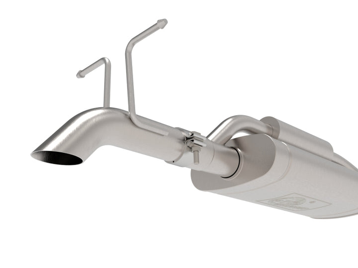 aFe 2024+ Ford Ranger L4-2.3L (t) Rock Basher 2.5in 409SS Cat-Back Exhaust - Bull Strap