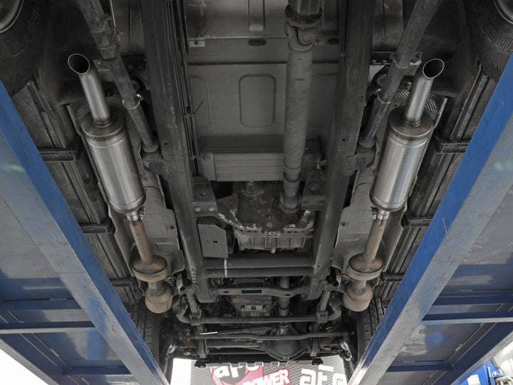 aFe 02-08 Mercedes-Benz G500 L6-3.0L (tt) Vulcan Series 2.5in 304 SS  Cat-Back Exhaust System - Bull Strap