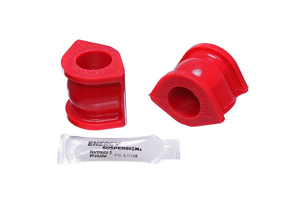 Energy Suspension 06-11 Honda Civic SI 27mm Front Sway Bar Bushing Set - Red - Bull Strap