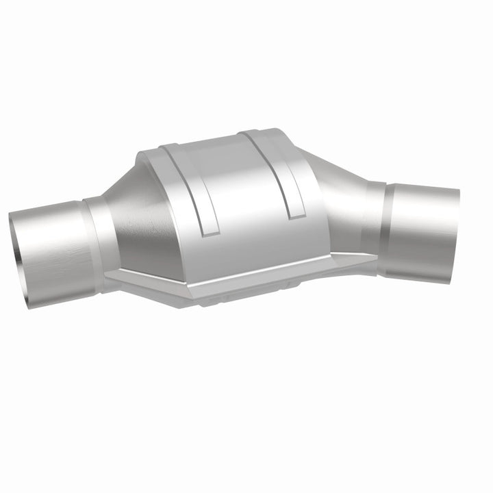 MagnaFlow Conv Universal 2.25 Angled Inlet OEM - Bull Strap