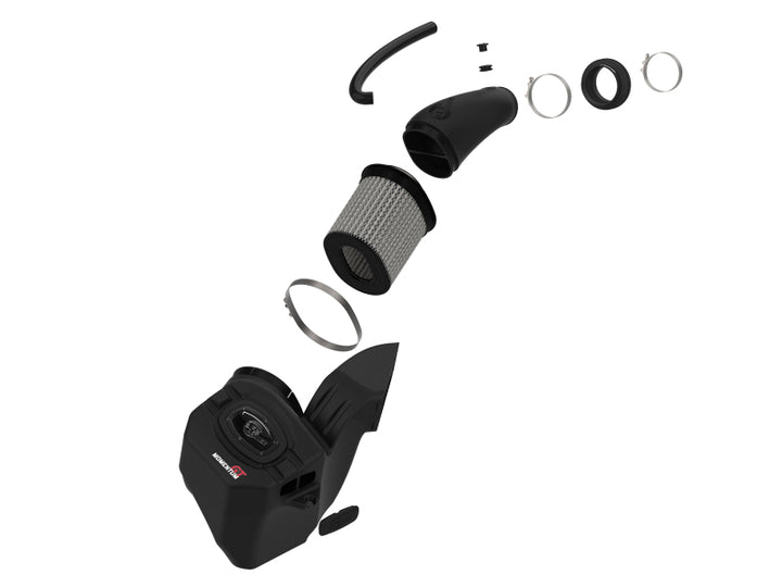 aFe Momentum GT Cold Air Intake System w/Pro Dry S Filter 19-21 Ram 2500/300 V8-6.4L - Bull Strap