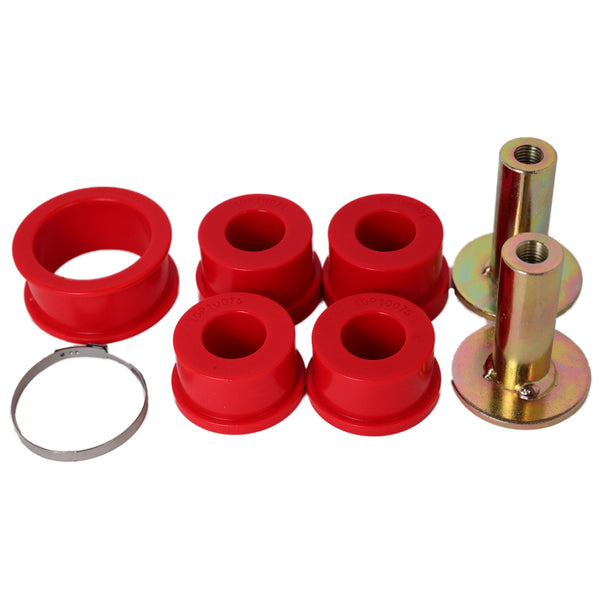 Energy Suspension 07-13 Chevrolet Silverado 1500 Front Rack and Pinion Bushing Set - Red - Bull Strap