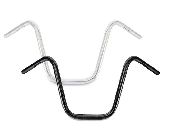 Burly Brand Narrow Ape 12in - Chrome - Bull Strap