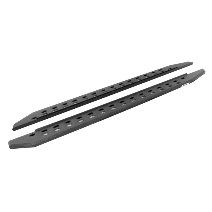 Go Rhino RB20 Slim Running Boards - Universal 80in. - Tex. Blk - Bull Strap