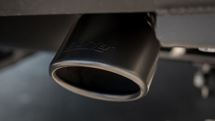 Borla 21-22 Ford Bronco 2.7L V6 4WD S-Type Axle Back Exhaust w/ Black Coated Tips - Bull Strap