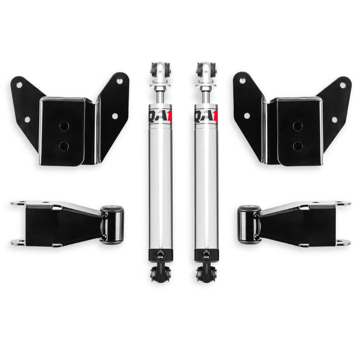 QA1 99-06 Chevrolet Silverado 1500 2WD Long  Bed Single Adjustable 2-4in Rear Drop Kit - Bull Strap