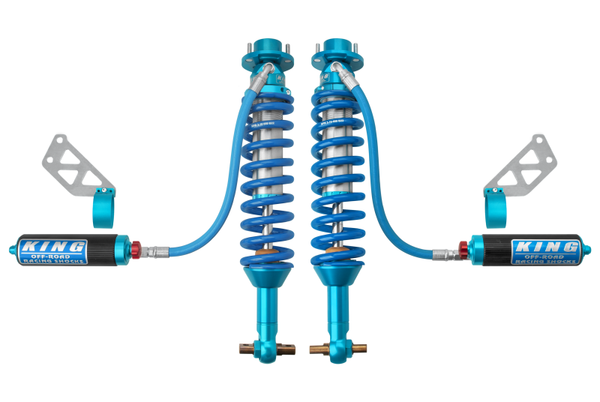 King Shocks 2021 Ford Bronco Front 2.5 Dia Remote Reservoir Shock w/Adjuster (Pair) - Bull Strap