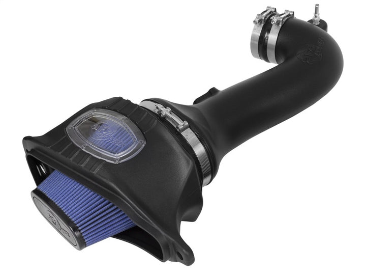 aFe Momentum Pro 5R Cold Air Intake System 15-17 Chevy Corvette Z06 (C7) V8-6.2L (sc) - Bull Strap