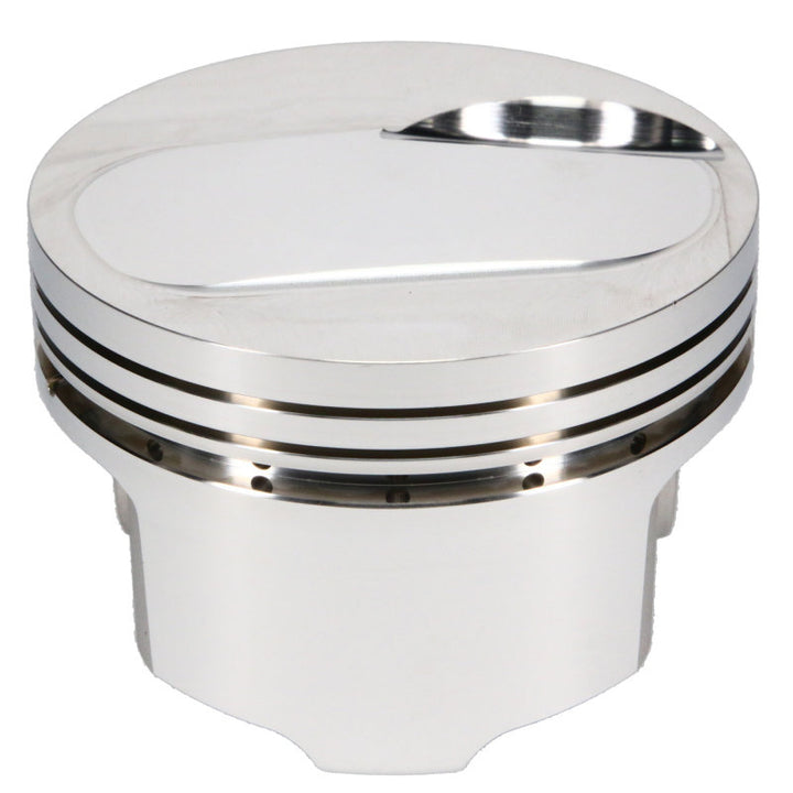 JE Pistons GM 502 Replacement 4.470 Bore 8.7-9.6:1 Comp Ratio 1cc Dome Pistons - Set of 8 - Bull Strap