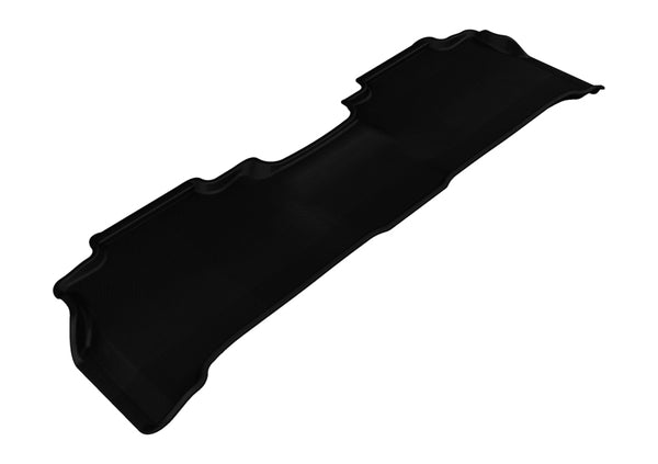 3D MAXpider 2008-2020 Lexus/Toyota LX/Land Cruiser Kagu 2nd Row Floormats - Black - Bull Strap
