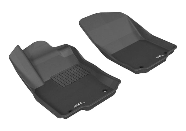 3D MAXpider 2012-2018 Mercedes-Benz GLE-Class/GLS-Class/ML-Class Kagu 1st Row Floormat - Black - Bull Strap