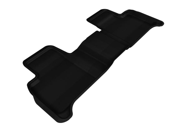 3D MAXpider 2012-2018 Mercedes-Benz GLE-Class/GLS-Class/ML-Class Kagu 2nd Row Floormats - Black - Bull Strap