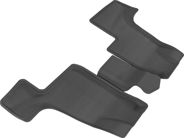 3D MAXpider 20132018 Mercedes-Benz GLS-Class/GL-Class X166 Kagu 3rd Row Floormats - Black - Bull Strap