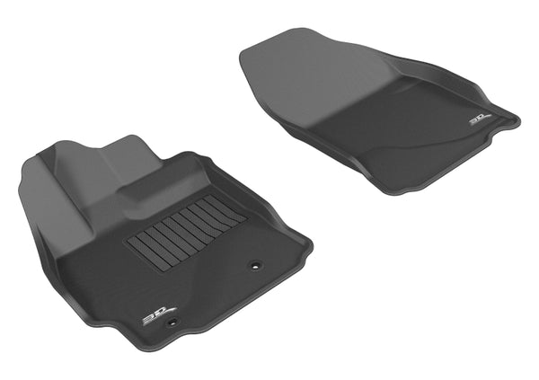 3D MAXpider 2014-2016 Scion TC Kagu 1st Row Floormat - Black - Bull Strap