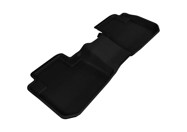3D MAXpider 2014-2018 Subaru Forester Kagu 2nd Row Floormats - Black - Bull Strap