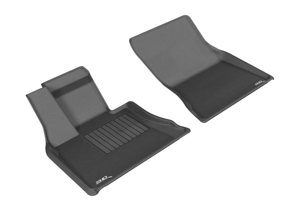 3D MAXpider 2014-2019 BMW X5/X6 F15/F16 Kagu 1st Row Floormat - Black - Bull Strap