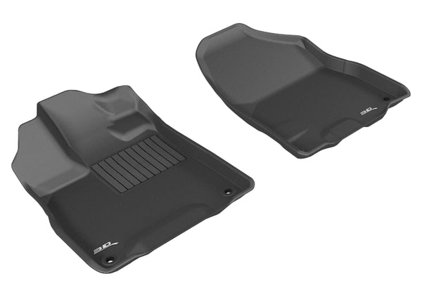 3D MAXpider 2014-2020 Acura MDX Kagu 1st Row Floormat - Black - Bull Strap