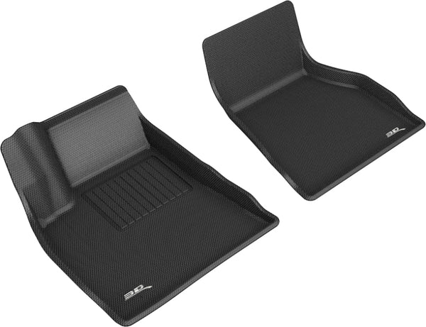3D MAXpider 2015-2020 Tesla Model S Kagu 1st Row Floormat - Black - Bull Strap