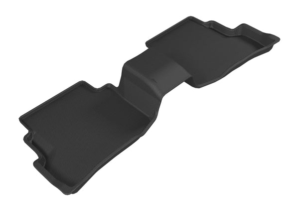 3D MAXpider 2016-2019 Mazda CX-9 Kagu 2nd Row Floormats - Black - Bull Strap