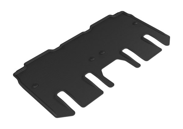 3D MAXpider 2017-2020 Chrysler Pacifica/Voyager Kagu 2nd Row Floormats - Black - Bull Strap