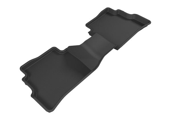 3D MAXpider 2017-2020 Mazda CX-5 Kagu 2nd Row Floormats - Black - Bull Strap