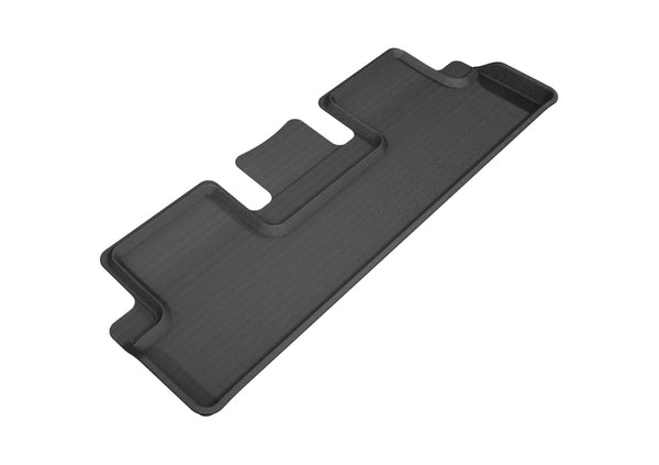 3D MAXpider 2018-2019 Tesla Model 3 Kagu 2nd Row Floormats - Black - Bull Strap