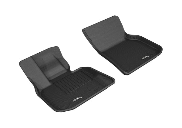 3D MAXpider 2018-2020 BMW X3 (G01)/X4 (G02) Kagu 1st Row Floormat - Black - Bull Strap