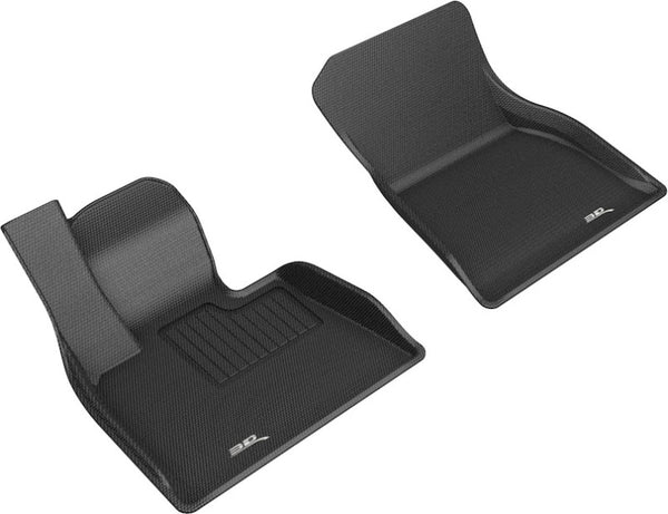 3D MAXpider 2019-2020 BMW X5 (G05)/X7 (G07) Kagu 1st Row Floormat - Black - Bull Strap