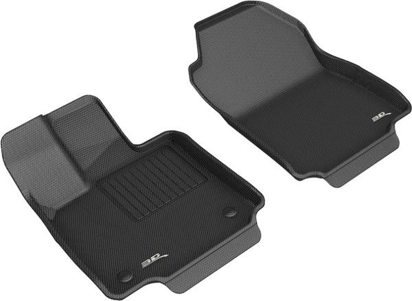 3D MAXpider 2019-2020 Toyota RAV4 Kagu 1st Row Floormat - Black - Bull Strap