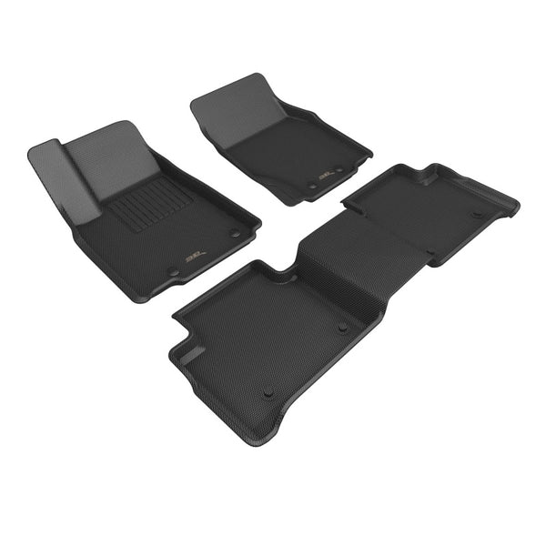 3D MAXpider 22-25 Jeep Grand Cherokee 4XE (WL) Kagu 1st 2nd Row - Set (Black) - Bull Strap