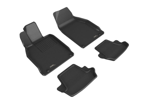 3D Maxpider 12-19 Porsche 911 Carrera/Convertible/S/4/4S (991/991.2) Kagu 1st 2nd Row - Set (Black) - Bull Strap