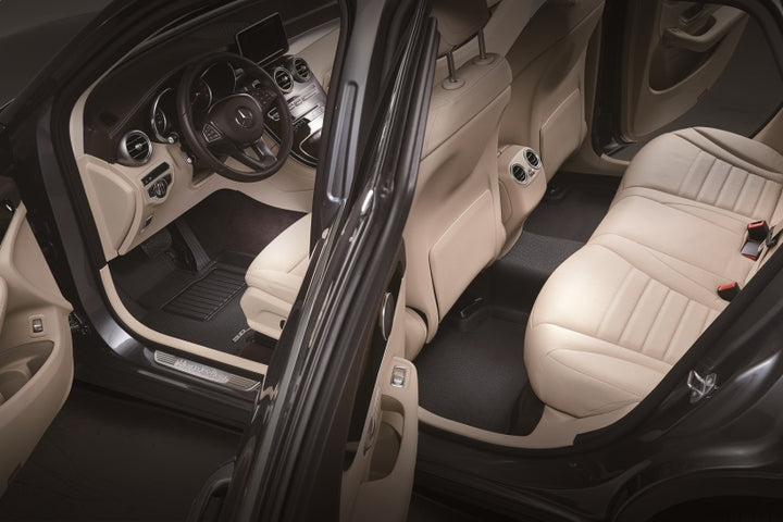 3D Maxpider 18-23 BMW 8 Series Gran Coupe Kagu Floor Mat- Black R1 R2 - Bull Strap