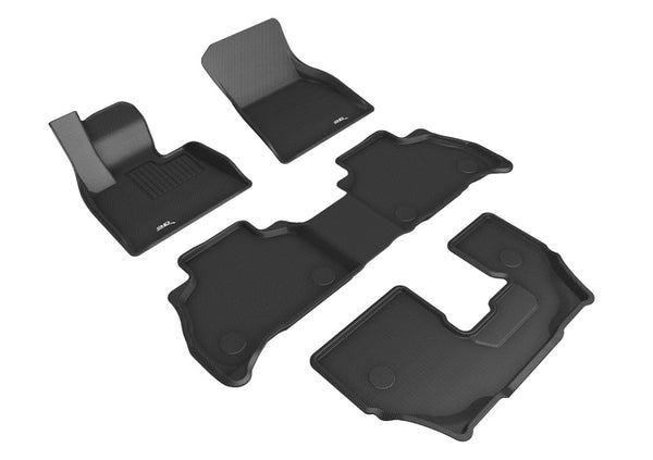 3D Maxpider 19-24 BMW X7 (G07) 7-Passenger Kagu Black R1 R2 R3 - Bull Strap
