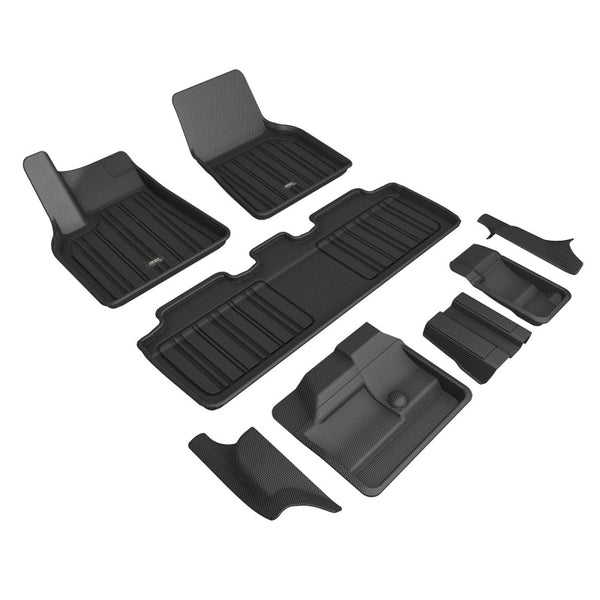 3D MAXpider 21-22 Tesla Model Y 7-Seat Elitect Black R1 R2 R3 - Bull Strap