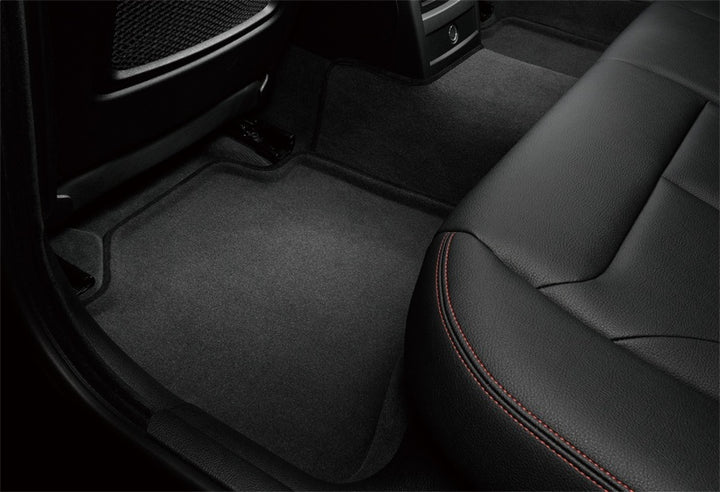 3D MAXpider 21-22 Tesla Model Y Elegant 1st 2nd Row - Floor Mat Set (Black) - Bull Strap