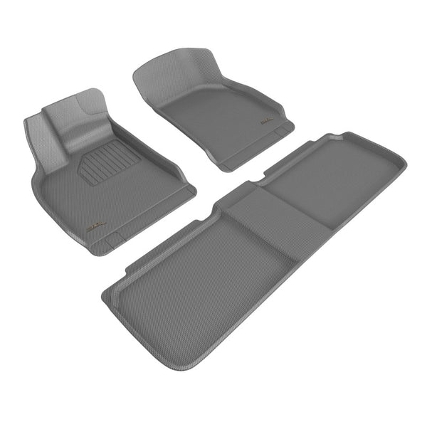 3D MAXpider 22-23 Lucid Air Kagu Floor Mat- Gray R1 R2 - Bull Strap