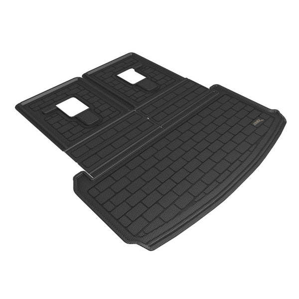 3D MAXpider 22-24 Jeep Grand Cherokee (Wl) L 6/7-Seater Kagu Black Foldable Cargo - Bull Strap