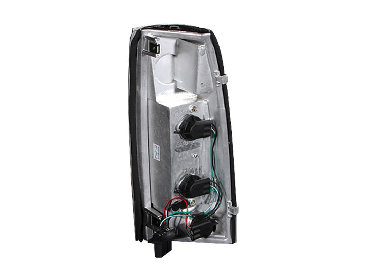 ANZO 1999-2000 Cadillac Escalade Taillights Red/Clear - New Gen - Bull Strap
