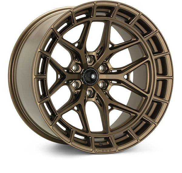 Vossen HFX-1 22x9.5 / 6x135 BP / ET20 / 87.1 CB / Deep - Terra Bronze Wheel - Bull Strap