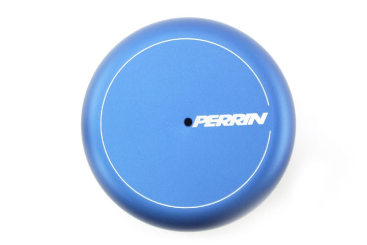 PERRIN 15-25 Subaru WRX & 13-25 BRZ/FR-S/86/GR86 Oil Filter Cover - Blue - Bull Strap