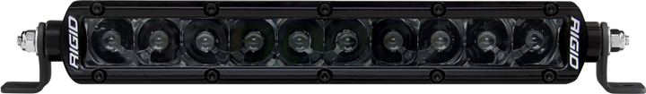 Rigid Industries 10in SR Series Spot - Midnight Edition - Bull Strap